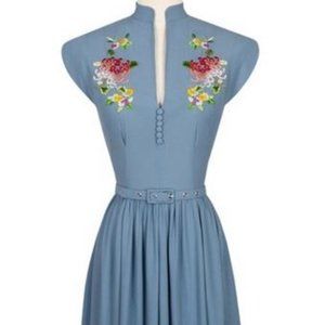 💙🦋Trashy Diva Rare French Blue Maria Dress NWT